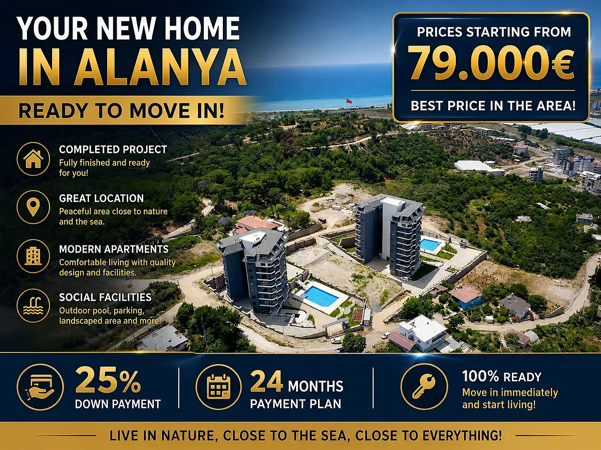 New homes in Demirtas | WH-BBBE74E9 — property photo 1